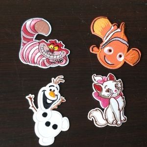 4 pcs Disney patches